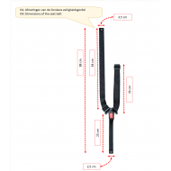 Cargo bike safety belt strap - belt suitable for most common cargo bikes