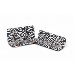 Cushion set suitable for Vogue Carry 2 & Superior 2 cargo bike cushion set model Evi color zebra