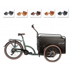 Bimas eCargo 3.3 ensemble de coussins pour vélo cargo économique modèle Evi, couleur noir