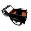 Cushion set suitable for Troy cargo bike model Capi color cognac