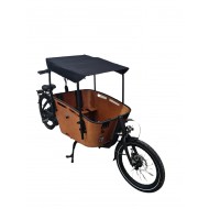 Vogue Carry 2 & Superior 2 cargo bike sunroof black sun canopy