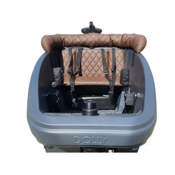 Dolly cargo bike cushion set Capi Extralux color dark brown