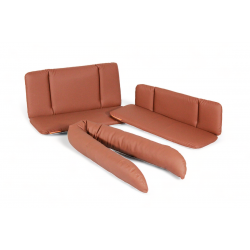 Cushion set suitable for Vogue Carry 2 & Superior 2 Cargo bike cushion set model Evi, color Cognac