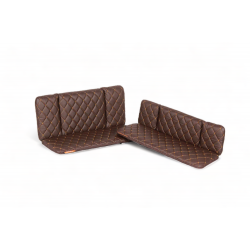 Cushion set suitable for Vogue Carry 2 & Superior 2 Cargo bike cushion set model Capi, color brown