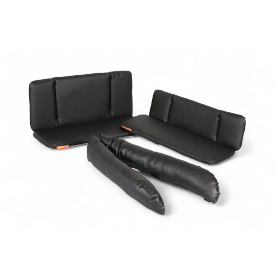 Vogue Carry 2 and Superior 2 Cargo bike cushion set model Evi, color black