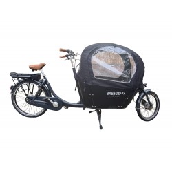 Babboe City housse de vélo cargo imperméable de luxe pour tente de pluie couleur noir (sans poteaux de tente)