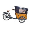 Babboe Curve waterproof rain tent cargo bike hood color black (without tent poles) 