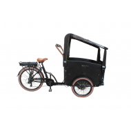 Housse de vélo cargo pour tente de pluie Vogue Supreme couleur noir (sans poteaux de tente)