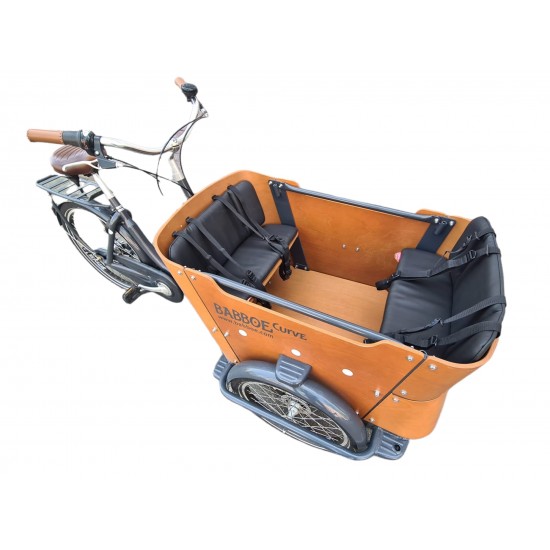 Babboe curve Bakfiets kussenset model Evi kleur zwart