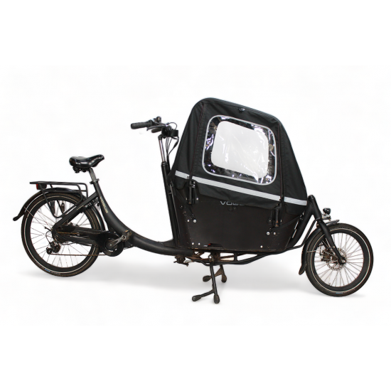 Vogue Carry 2 and Superior 2 cargo bike waterproof rain tent model Kayra color black (without tent poles)