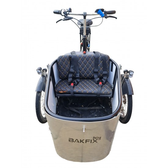 Nihola cargo bike cushion set model Capi, color cognac