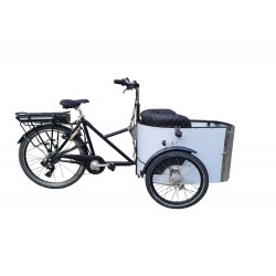 Ensemble de coussins pour vélo cargo Nihola, modèle Capi Extralux, couleur noir