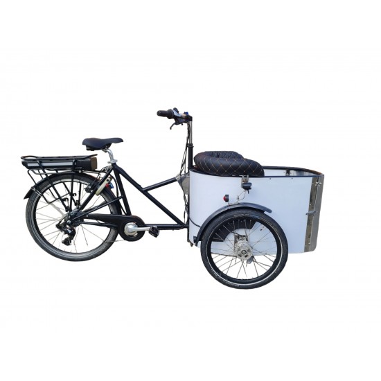 Ensemble de coussins pour vélo cargo Nihola, modèle Capi Extralux, couleur noir