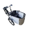 Nihola bakfiets kussenset model Capi kleur zwart