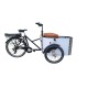 Ensemble de coussins pour vélo cargo Nihola modèle Capi Extralux couleur cognac