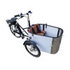 Nihola bakfiets kussenset model Capi kleur cognac
