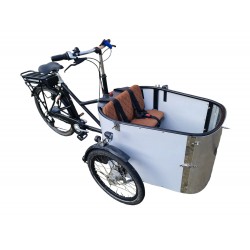 Nihola cargo bike cushion set model Capi, color cognac