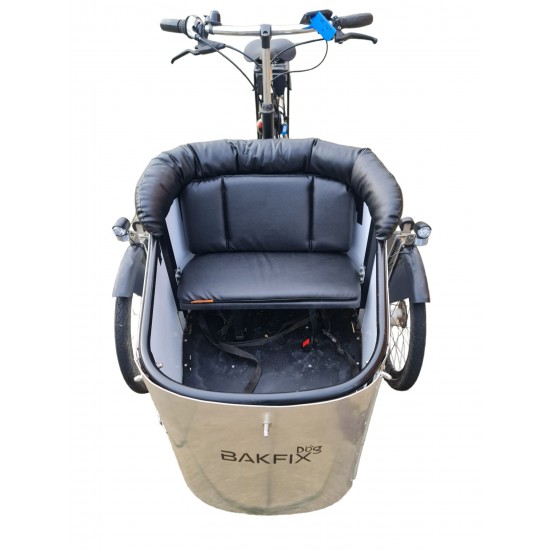 Nihola cargo bike cushion set model Evi Extralux, color black