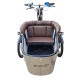 Nihola cargo bike cushion set model Capi Extralux, color dark brown