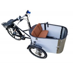 Nihola cargo bike cushion set model Evi, color cognac