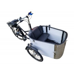 Nihola cargo bike cushion set model Evi, color black