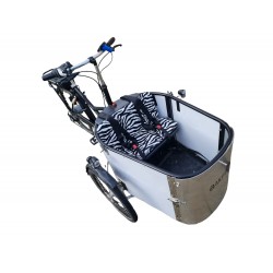 Nihola cargo bike cushion set model Evi color zebra
