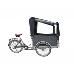 Troy Cargo Bike wasserdichte Regenzeltabdeckung Größe XL Farbe schwarz (ohne Zeltstangen)