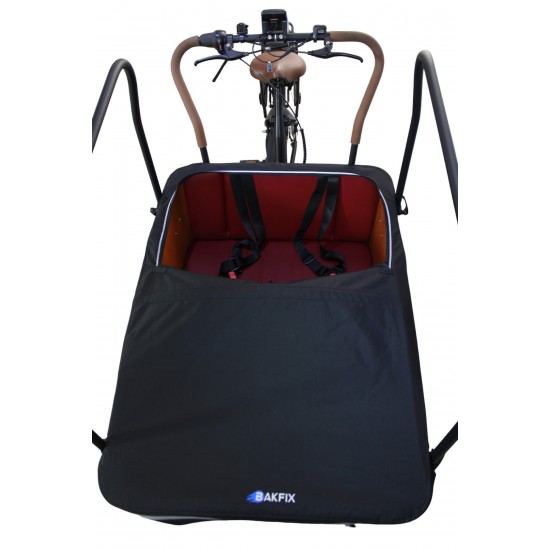 Vogue Carry 3 bakfiets waterdichte afdekhoes box cover kleur zwart