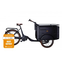 Keewee Electric cargo bike black-brown