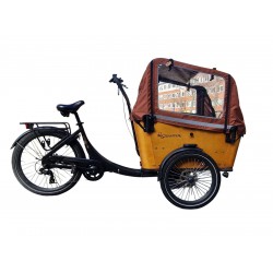 Vogue Carry 3 waterproof rain tent model Kayra brown cargo bike cover (without tent poles) 