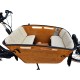 Vogue Carry 2 and Superior 2 cargo bike cushion set model Capi color cream