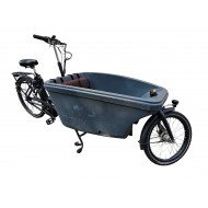 Ensemble de coussins de vélo Dolly Cargo, modèle Capi, couleur marron, coussins de vélo cargo en cuir ciel de 3 cm d'épaisseur