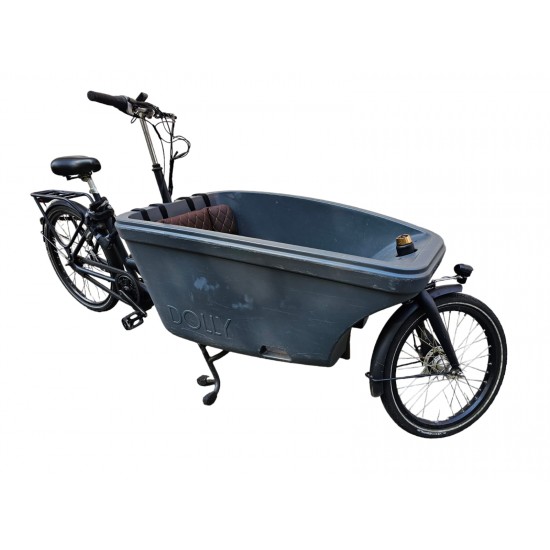 Ensemble de coussins de vélo Dolly Cargo, modèle Capi, couleur marron, coussins de vélo cargo en cuir ciel de 3 cm d\'épaisseur