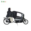 Poncho geschikt voor Gazelle Cabby bakfiets kleur zwart