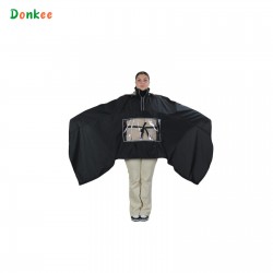Poncho Donkee adapté au vélo cargo Urban Arrow et à la tente de pluie