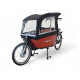 Bakfiets.nl XL waterdichte regentent Rain cover Cargo Bike Long extra hoog zwart kleurige regenhuif  rain cover