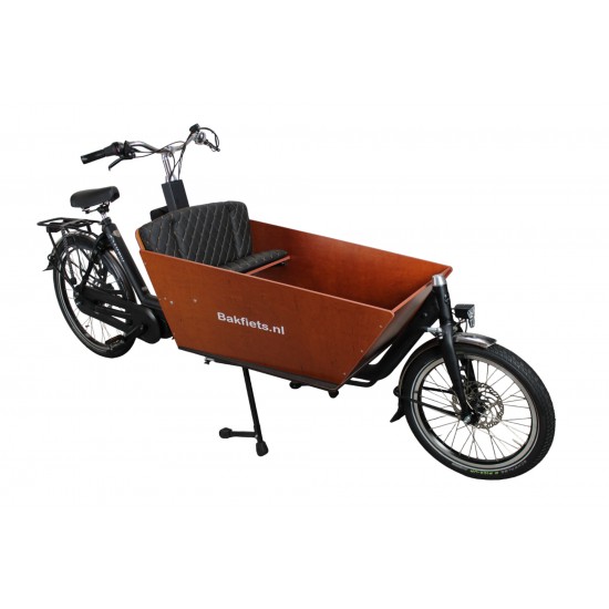 Jeu de coussins pour vélo cargo adapté à Bakfiets.nl Cargo Bike Capi noir