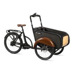 SociBike Compact Tricycle Cargo Bike black