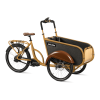 SociBike Compacte Driewieler Bakfiets Okergeel