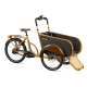 SociBike Compact Tricycle Cargo Bike Ocher Yellow