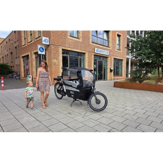 Gazelle Cabby bakfiets regentent zwart geschikt voor alle modellen