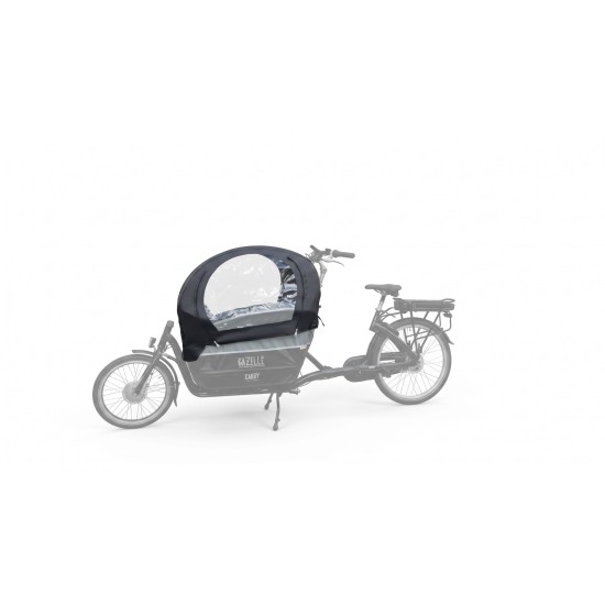 Gazelle Cabby bakfiets regentent zwart geschikt voor alle modellen