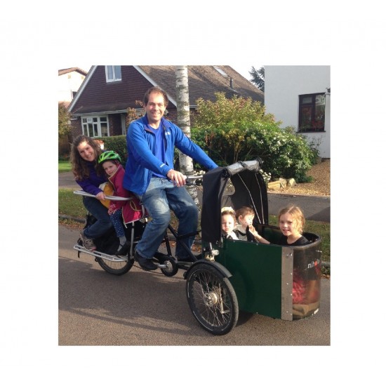 Nihola Family E-bakfiets, geschikt voor 2 kinderen