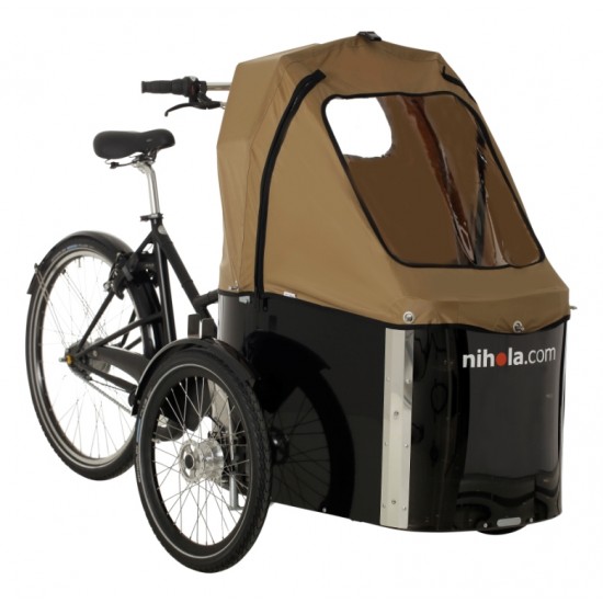 Nihola Family E-bakfiets, geschikt voor 2 kinderen