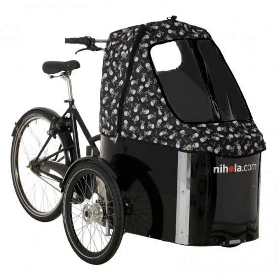 Nihola Family E-bakfiets, geschikt voor 2 kinderen